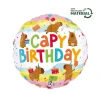 Globo Foil Capibara Cumpleaños 45 cm