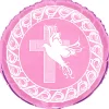 Globo Foil Comunión Rosa