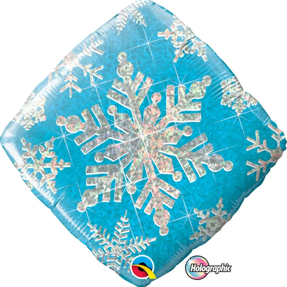 Globo Foil Copo de Nieve Holográfico 46 cm