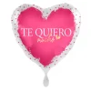 Globo Foil Corazón Te Quiero Mucho 43 cm