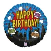 Globo Foil Cumpleaños Superhéroes 45 cm