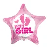 Globo Foil Estrella Bebé Niña 45 cm