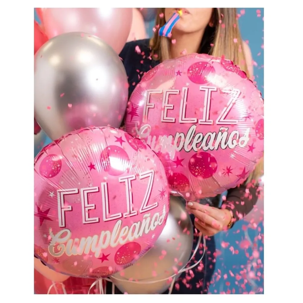 Globo Foil Felicidades Estrellas 45 cm