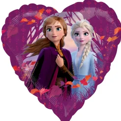 Globo Foil Frozen 2 Corazón 43 cm