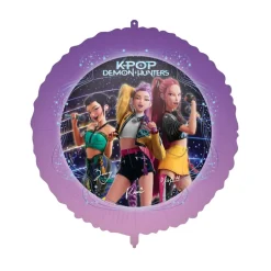 Globo Foil K-Pop con Cinta y Peso - 45 cm