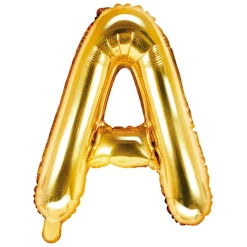 Globo Foil Letra A Dorado 35 cm