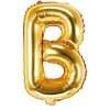 Globo Foil Letra B Dorado 35 cm
