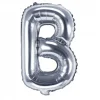 Globo Foil Letra B Plateado 35 cm