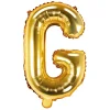 Globo Foil Letra G Dorado 35 cm