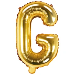 Globo Foil Letra G Dorado 35 cm