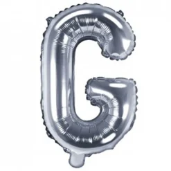 Globo Foil Letra G Plateado 35 cm