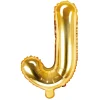 Globo Foil Letra J Dorado 35 cm