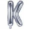 Globo Foil Letra K Plateado 35 cm