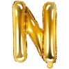 Globo Foil Letra N Dorado 35 cm
