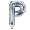Globo Foil Letra P Plateado 35 cm