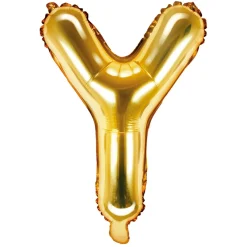 Globo Foil Letra Y Dorado 35 cm