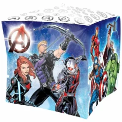 Globo Foil Los Vengadores Cubo 38 cm