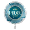 Globo Foil Mejor Padre del Mundo 43 cm