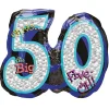 Globo Foil Número 50 Diamante