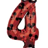 Globo Foil Nº 4 Rojo Mickey 66 cm