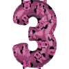 Globo Foil Nº 3 Rosa Minnie 66 cm