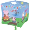 Globo Foil Peppa Pig Cubo 38 cm