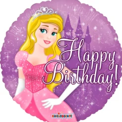 Globo Foil Princesa Happy Birthday 45 cm