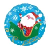 Globo Foil Santa en Trineo 43 cm