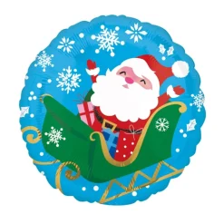 Globo Foil Santa en Trineo 43 cm