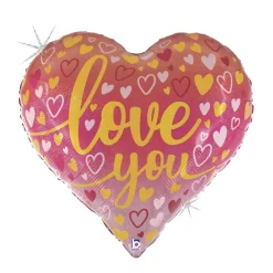 Globo Foil Te Amo Corazón 56 cm