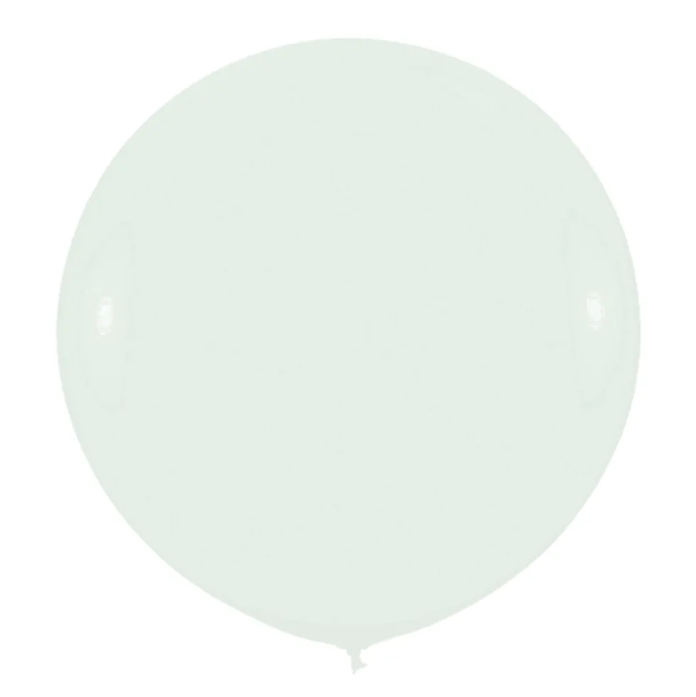 Globo gigante color perla satinada