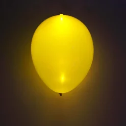 Globo LED color Amarillo 5 Unidades