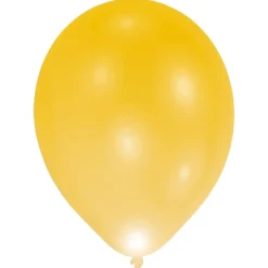 Globo LED color Dorado 5 Unidades