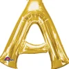 Globo Letra A Dorado 86 cm