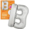 Globo Letra B Plateado 1 Metro