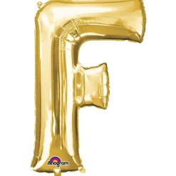 Globo Letra F Dorado 81 cm