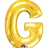 Globo letra G 40 cm dorado