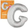 Globo Letra G Plateado 1 Metro