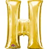 Globo letra H 40 cm dorado