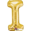Globo Letra I Dorado 83 cm