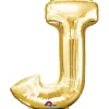 Globo Letra J Dorado 83 cm