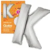 Globo Letra K Plateado 1 Metro