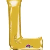 Globo Letra L Dorado 81 cm