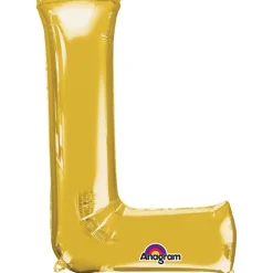 Globo Letra L Dorado 81 cm