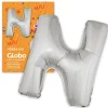 Globo Letra N Plateado 1 Metro
