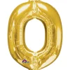 Globo Letra O Dorado 83 cm