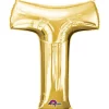 Globo Letra T Dorado 81 cm