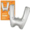 Globo Letra W Plateado 1 Metro