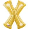 Globo Letra X Dorado 86 cm