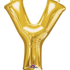 Globo Letra Y Dorado 86 cm